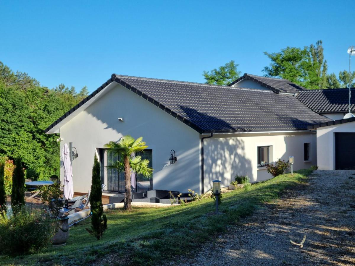 Sainte-Foy-de-Longas Maison De Vacances Contemporaine, Plein Perigord Pourpre מראה חיצוני תמונה